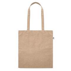 Vue Sac shopping 2 tons 140gr - Cottonel duo de couleur marron| Krokrodeal