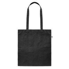 Vue Sac shopping 2 tons 140gr - Cottonel duo de couleur noir| Krokrodeal
