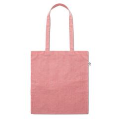 Vue Sac shopping 2 tons 140gr - Cottonel duo de couleur rouge| Krokrodeal