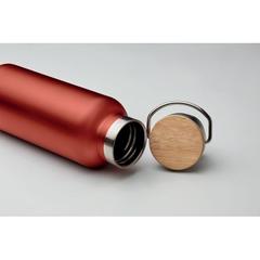 Vue Flacon double paroi 500 ml - Helsinki de couleur rouge| Krokrodeal
