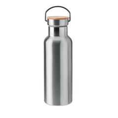 Vue Flacon double paroi 500 ml - Helsinki de couleur gris| Krokrodeal