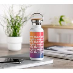 Vue Flacon double paroi 500 ml - Helsinki de couleur blanc| Krokrodeal