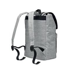 Vue Sac à dos en polyester 600D - Riga de couleur gris| Krokrodeal