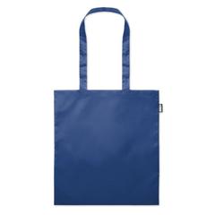 Vue Sac shopping en RPET - Totepet de couleur bleu| Krokrodeal