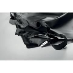 Vue Sac shopping en RPET - Totepet de couleur noir| Krokrodeal