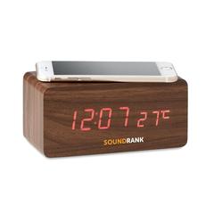 Vue Station météo chargeur sans fil - Buenos aires charger de couleur marron| Krokrodeal