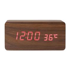 Vue Station météo chargeur sans fil - Buenos aires charger de couleur marron| Krokrodeal