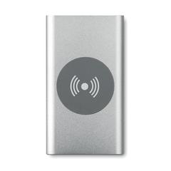 Vue Powerbank sans fil 4000mAh. - Power&wireless de couleur gris| Krokrodeal