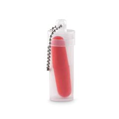 Vue Bouchons d'oreilles - Buds to go de couleur rouge| Krokrodeal