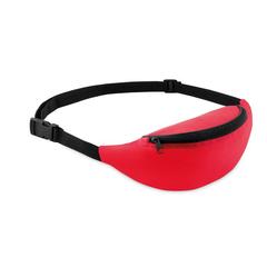 Vue Sac banane en polyester 210D - Parkbag de couleur rouge| Krokrodeal