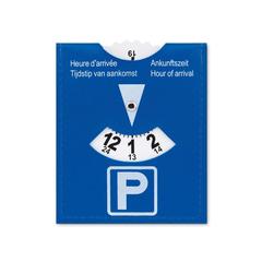 Vue Carte de stationnement en PVC. - Parkcard de couleur bleu| Krokrodeal