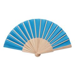 Vue Eventail manuel. - Fanny wood de couleur bleu| Krokrodeal
