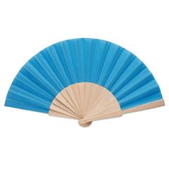 Vue Eventail manuel. - Fanny wood de couleur bleu| Krokrodeal