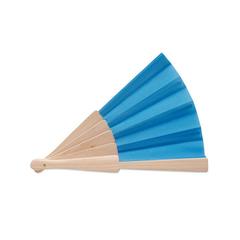 Vue Eventail manuel. - Fanny wood de couleur bleu| Krokrodeal