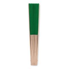 Vue Eventail manuel. - Fanny wood de couleur vert| Krokrodeal