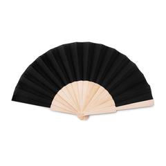 Vue Eventail manuel. - Fanny wood de couleur noir| Krokrodeal