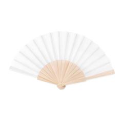 Vue Eventail manuel. - Fanny wood de couleur blanc| Krokrodeal