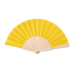 Vue Eventail manuel. - Fanny wood de couleur jaune| Krokrodeal