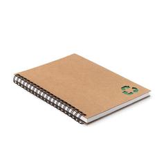 Vue Cahier à spirales 70 feuilles. - Piedra de couleur vert| Krokrodeal