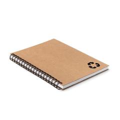 Vue Cahier à spirales 70 feuilles. - Piedra de couleur noir| Krokrodeal