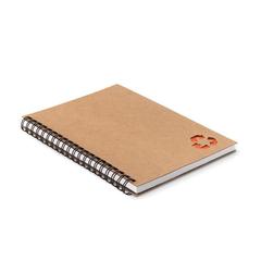 Vue Cahier à spirales 70 feuilles. - Piedra de couleur orange| Krokrodeal