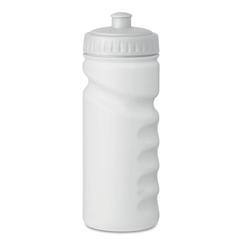 Vue Gourde sport PE 500ml. - Spot eight de couleur blanc| Krokrodeal