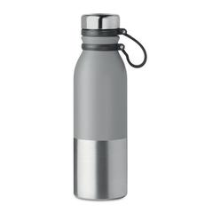 Vue Bouteille double paroi 600ml. - Iceland de couleur gris| Krokrodeal