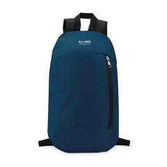 Vue Sac à dos poche frontale - Tirana de couleur bleu| Krokrodeal