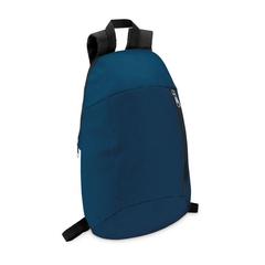 Vue Sac à dos poche frontale - Tirana de couleur bleu| Krokrodeal
