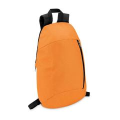 Vue Sac à dos poche frontale - Tirana de couleur orange| Krokrodeal