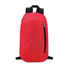 Vue Sac à dos poche frontale - Tirana de couleur rouge| Krokrodeal