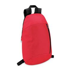 Vue Sac à dos poche frontale - Tirana de couleur rouge| Krokrodeal