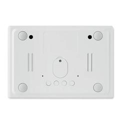 Vue Horloge LED et chargeur sans fi - Sky wireless de couleur blanc| Krokrodeal