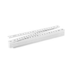 Vue Règle pliable 2m. - 2 meter de couleur blanc| Krokrodeal