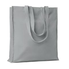 Vue Sac shopping coton 140gr/m² - Portobello de couleur gris| Krokrodeal
