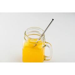 Vue Paille et brossettes en acier. - Cold straw de couleur gris| Krokrodeal