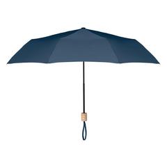 Vue Parapluie pliable - Tralee de couleur bleu| Krokrodeal