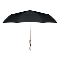 Vue Parapluie pliable - Tralee de couleur noir| Krokrodeal
