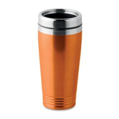 Vue Tasse de voyage double paroi - Rodeo colour de couleur orange| Krokrodeal