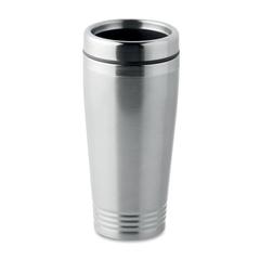 Vue Tasse de voyage double paroi - Rodeo colour de couleur gris| Krokrodeal