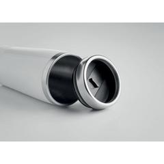 Vue Tasse de voyage double paroi - Rodeo colour de couleur blanc| Krokrodeal