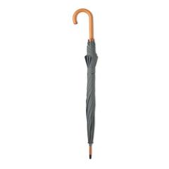 Vue Parapluie 23,5'' RPET pongé - Cumuli rpet de couleur gris| Krokrodeal