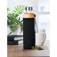 Vue Bouteille en verre - Utah tea de couleur noir| Krokrodeal
