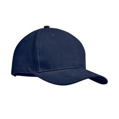 Vue Brushed heavy cotton 6 panel Ba - Tekapo de couleur bleu| Krokrodeal