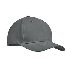 Vue Brushed heavy cotton 6 panel Ba - Tekapo de couleur gris| Krokrodeal