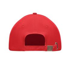 Vue Brushed heavy cotton 6 panel Ba - Tekapo de couleur rouge| Krokrodeal