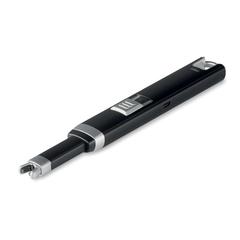Vue Grand briquet USB - Flasma plus de couleur noir| Krokrodeal