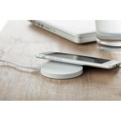 Vue Chargeur sans fil - Flake charger de couleur blanc| Krokrodeal