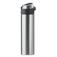 Vue Gourde 400ml verrou sécurité - Nuuk lux de couleur gris| Krokrodeal