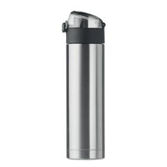 Vue Gourde 400ml verrou sécurité - Nuuk lux de couleur gris| Krokrodeal
